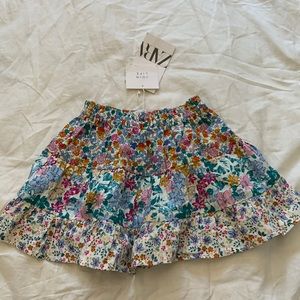 Zara floral skirt